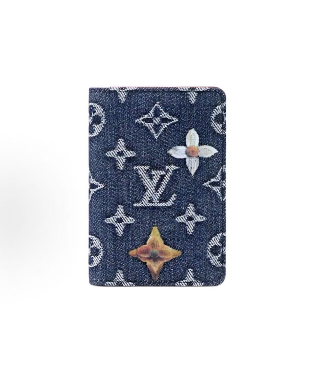 LOUIS VUITTON Синий кардхолдер, фото 5