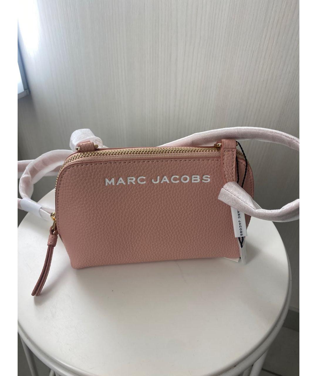 MARC JACOBS Розовая кожаная сумка через плечо, фото 7