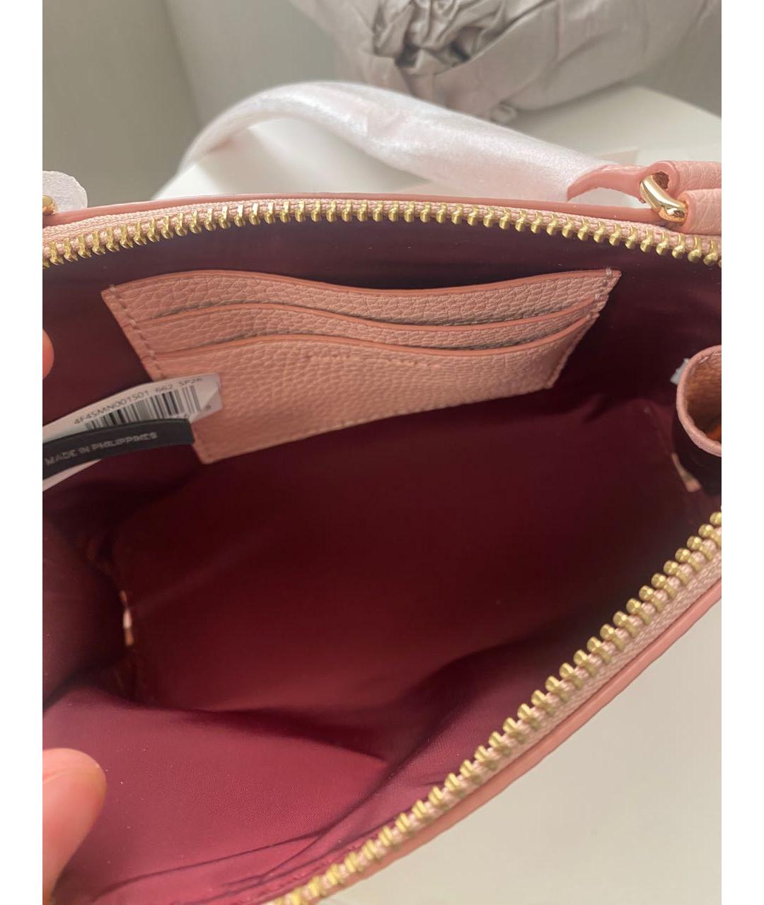 MARC JACOBS Розовая кожаная сумка через плечо, фото 4