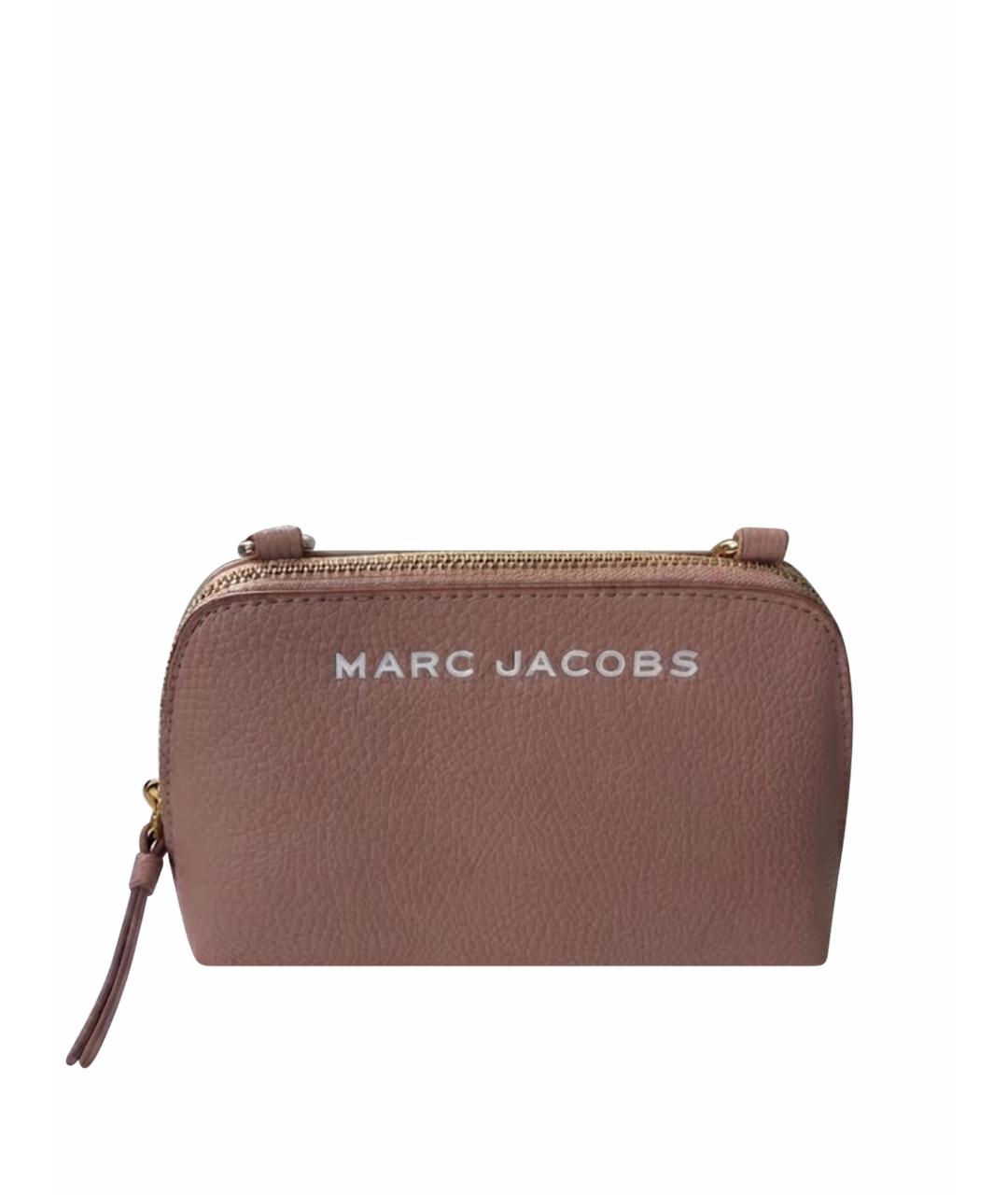 MARC JACOBS Розовая кожаная сумка через плечо, фото 1