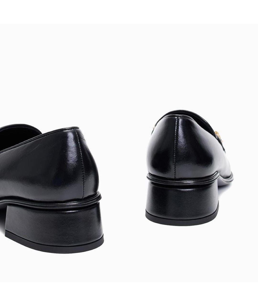 CHANEL Черные кожаные лоферы, фото 4