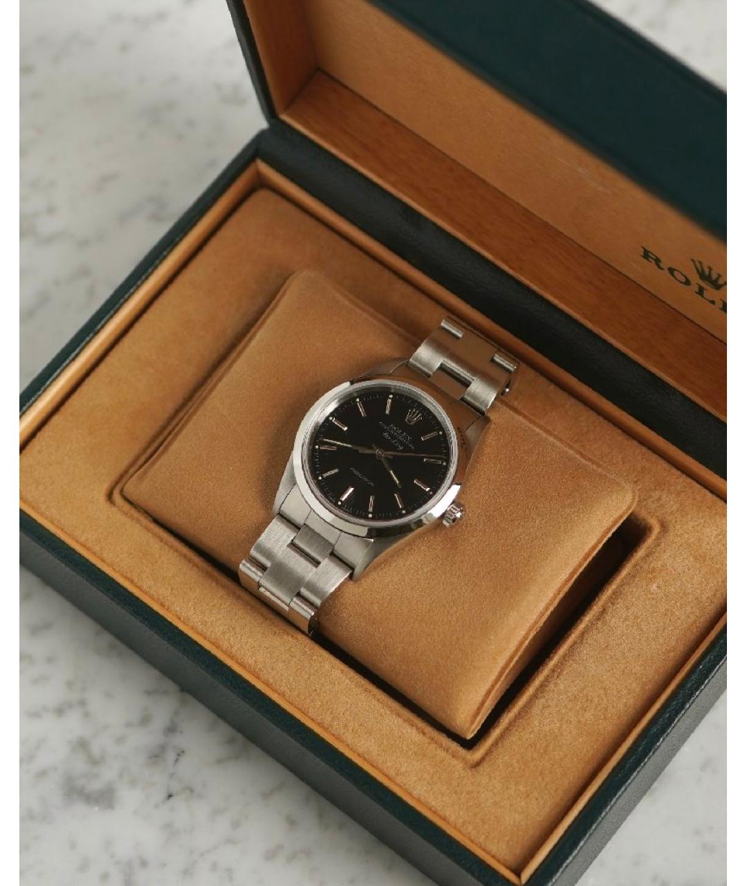 ROLEX Черные часы, фото 4
