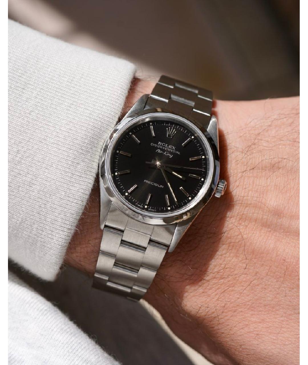 ROLEX Черные часы, фото 8