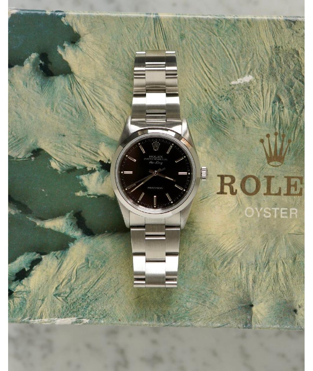 ROLEX Черные часы, фото 9