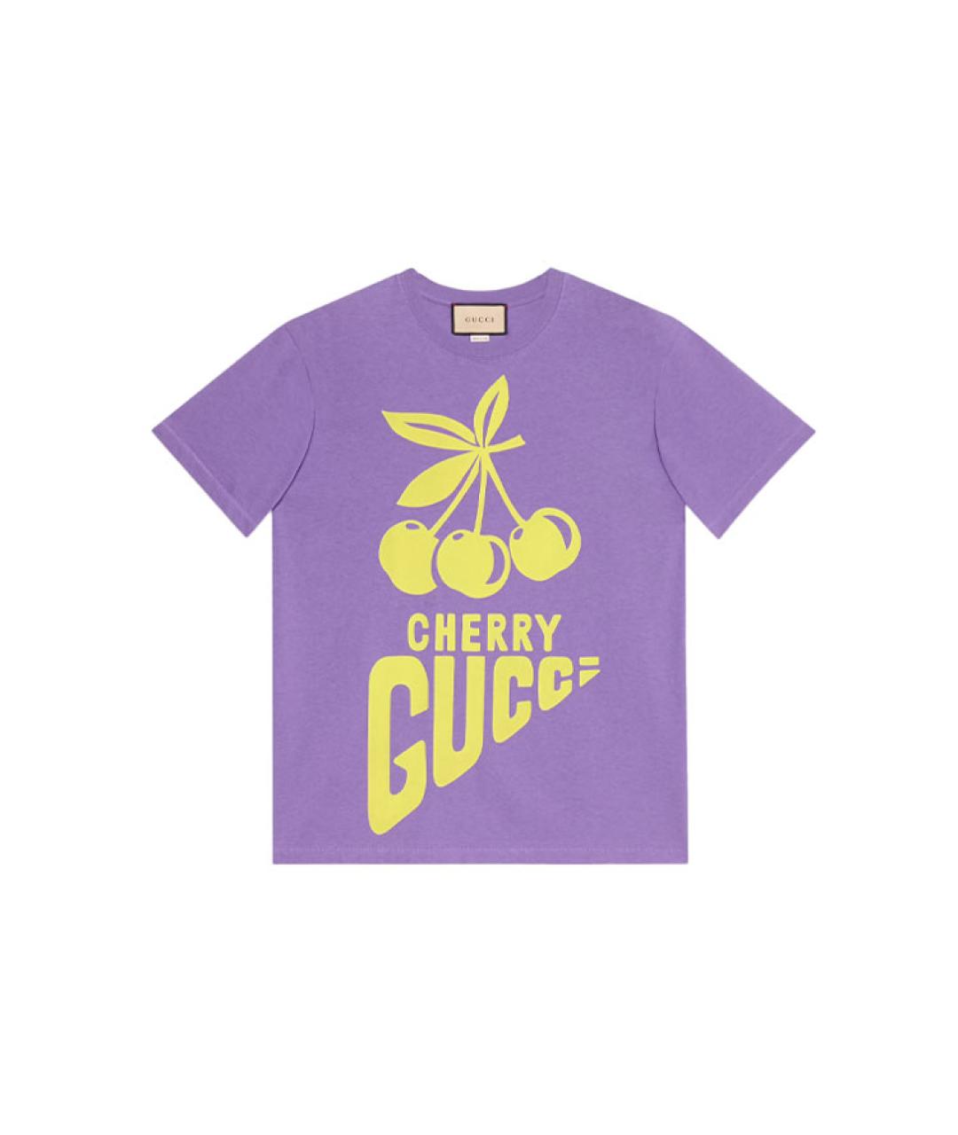 GUCCI Фиолетовая футболка, фото 6