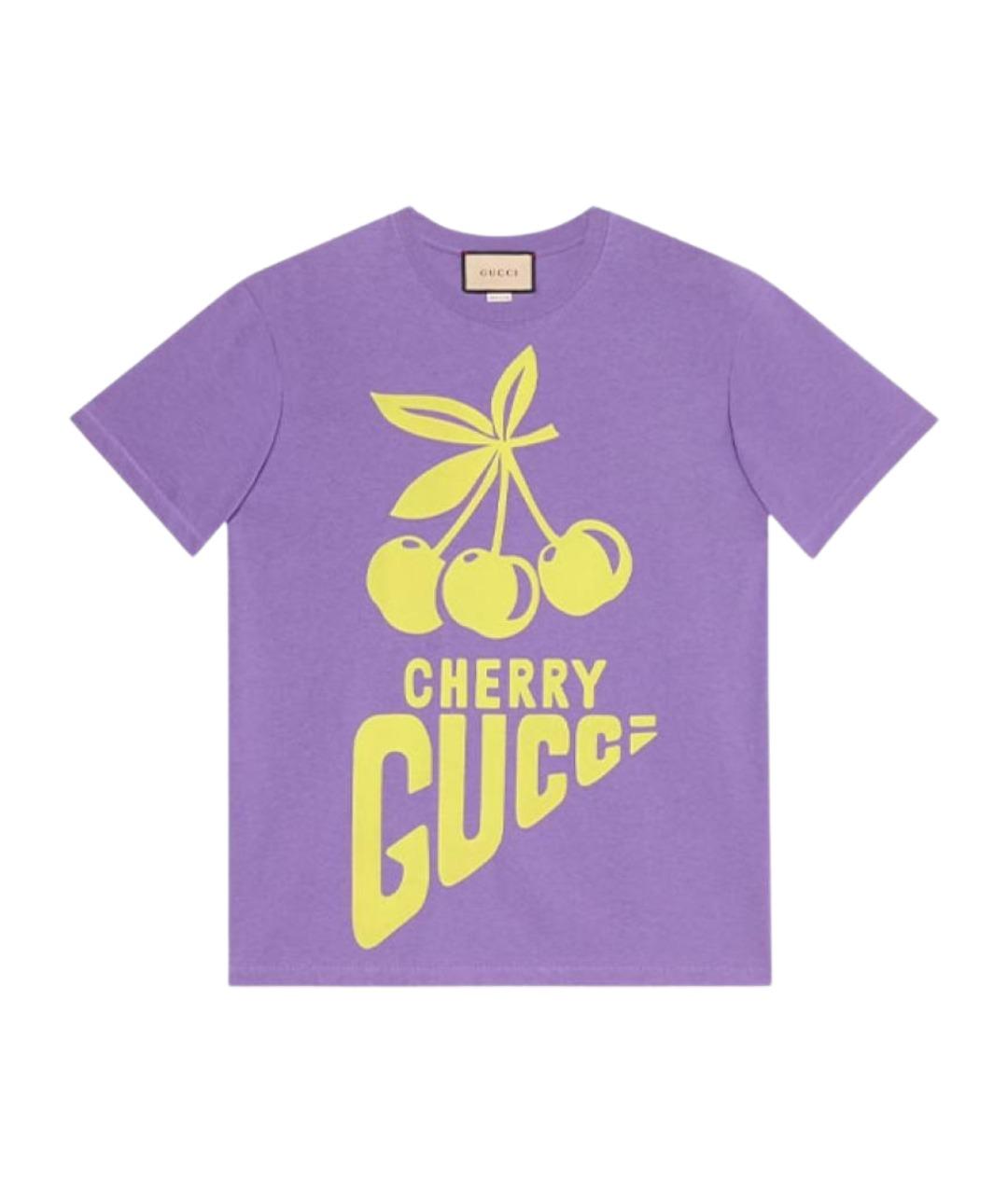 GUCCI Фиолетовая футболка, фото 1