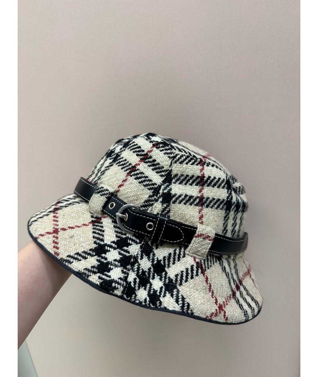 BURBERRY Бежевая шерстяная панама, фото 2