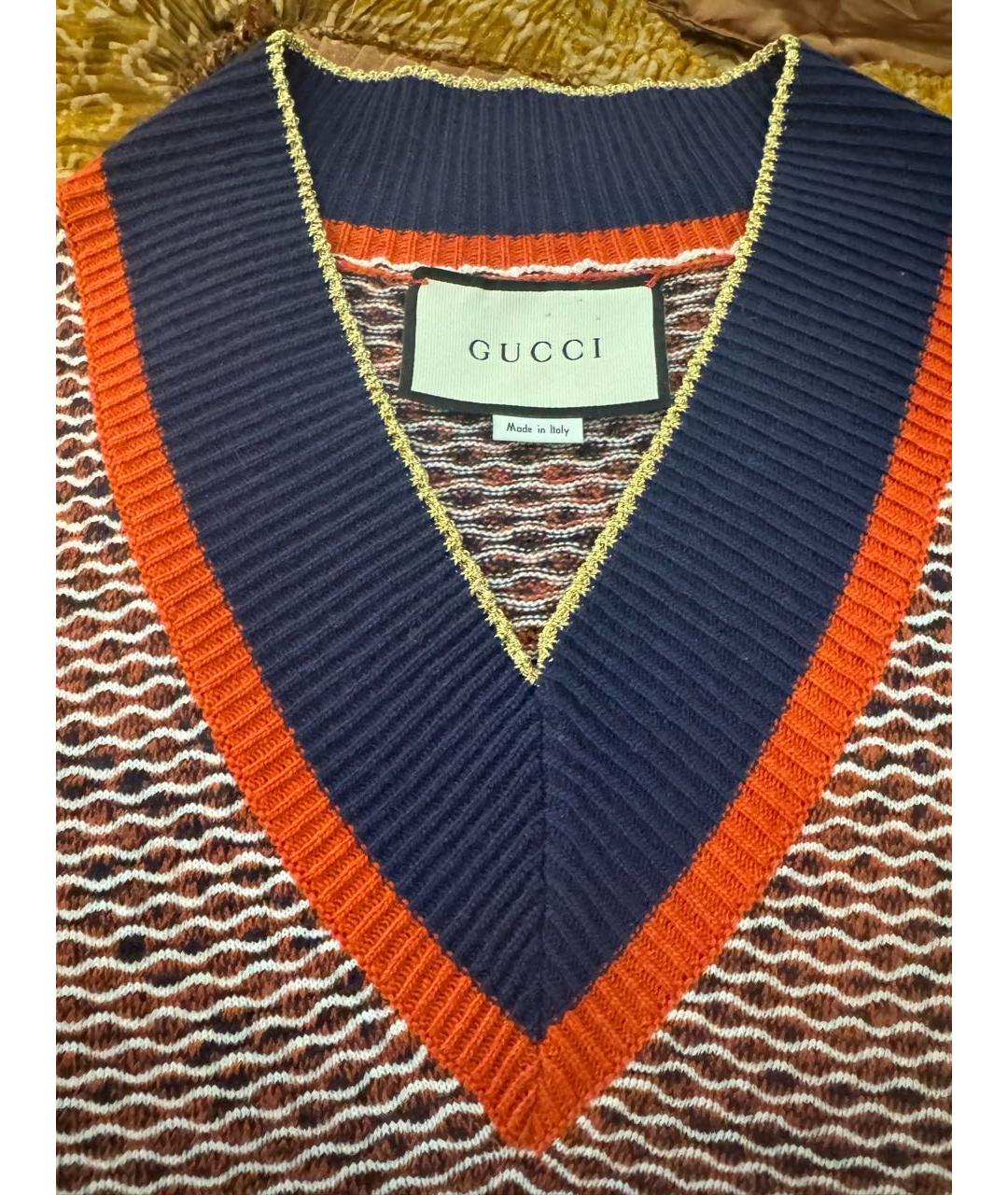 GUCCI Шерстяная жилетка, фото 3