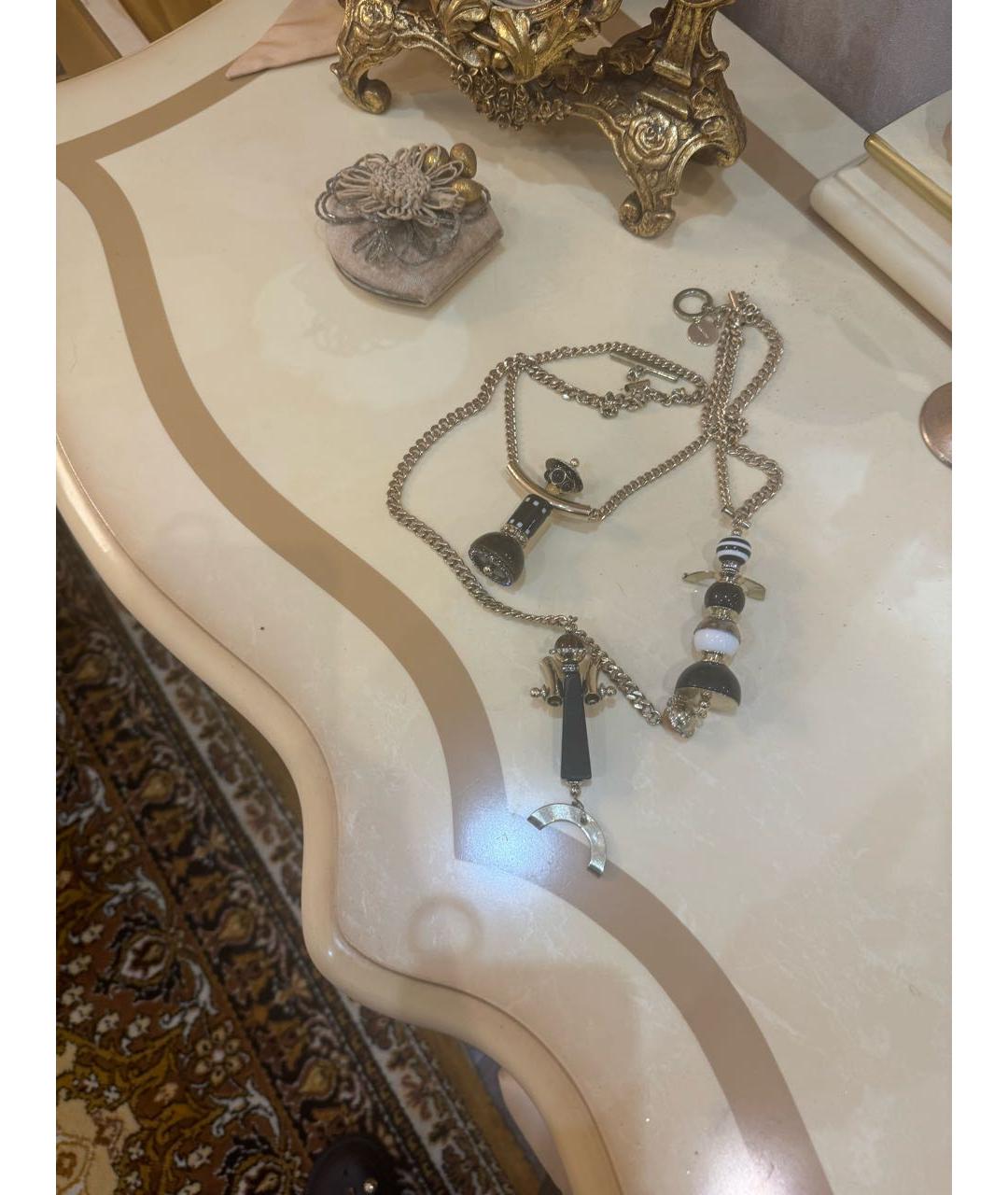 'S MAX MARA Золотая металлическая подвеска, фото 3