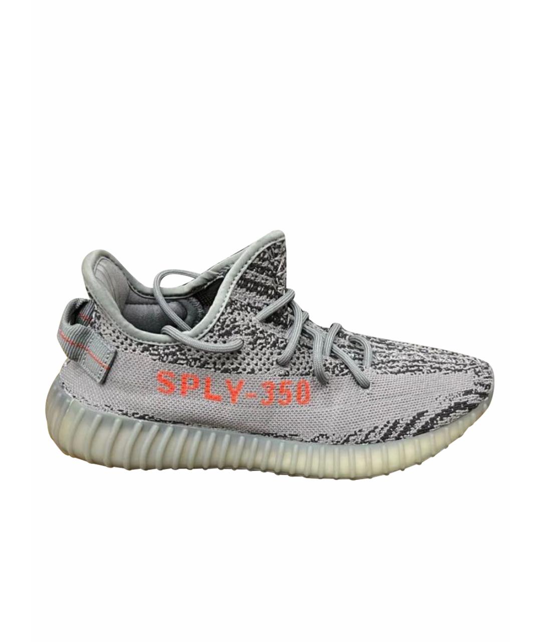 ADIDAS YEEZY Антрацитовые кроссовки, фото 1