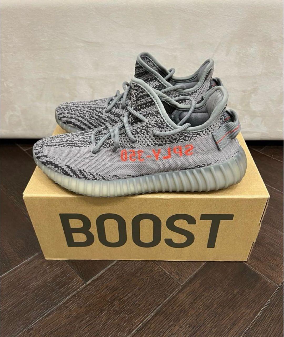 ADIDAS YEEZY Антрацитовые кроссовки, фото 6
