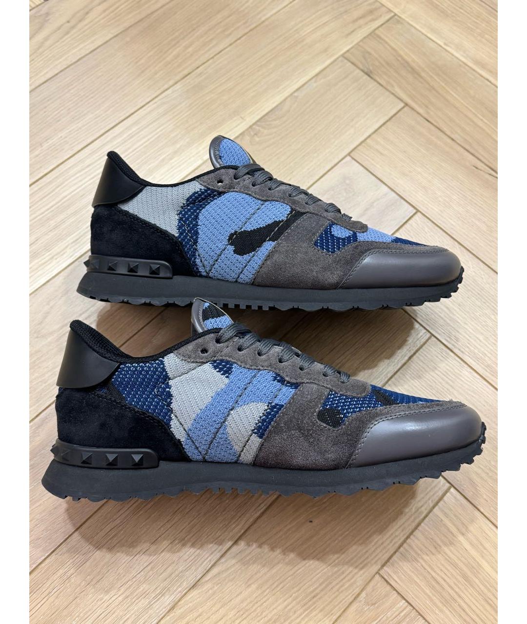 VALENTINO Мульти текстильные низкие кроссовки / кеды, фото 5