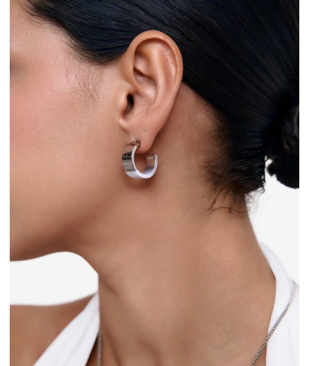 MM6 MAISON MARGIELA Серебряные латунные серьги, фото 6