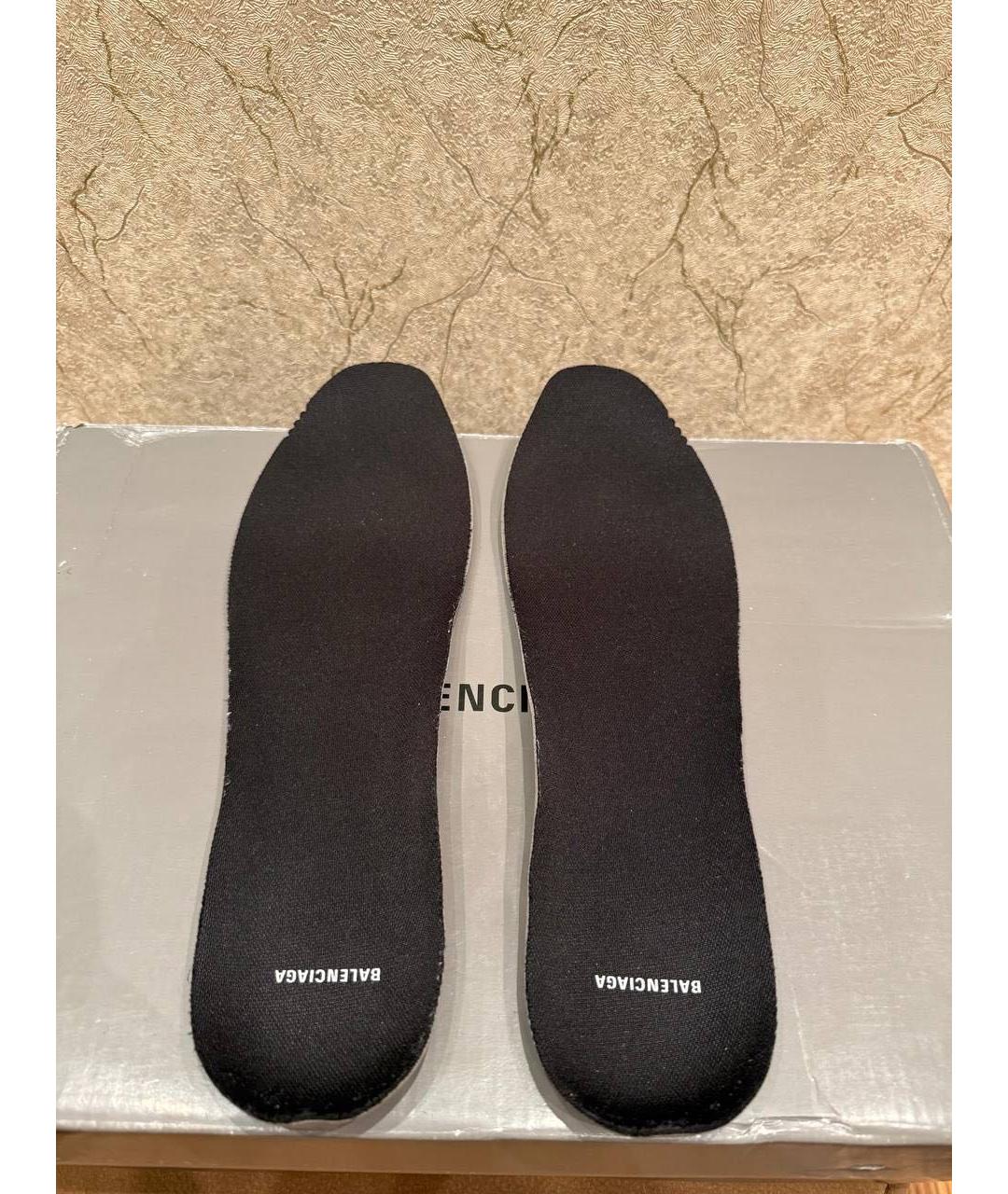 BALENCIAGA Черные резиновые низкие кроссовки / кеды, фото 7