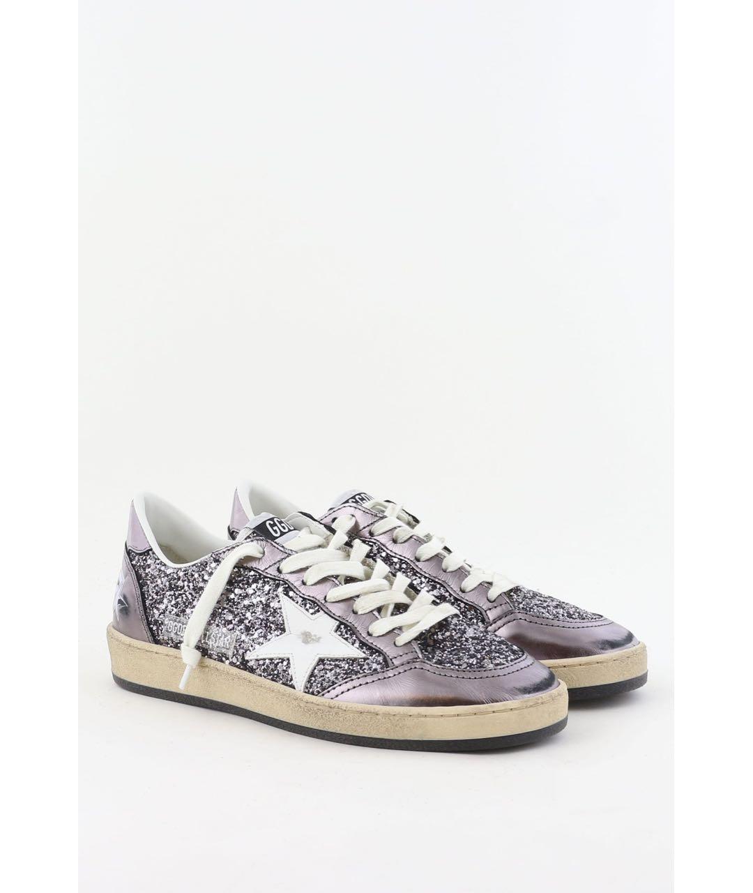 GOLDEN GOOSE Фиолетовые кеды, фото 2