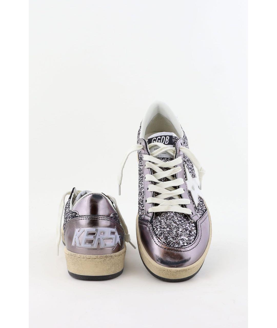 GOLDEN GOOSE Фиолетовые кеды, фото 3