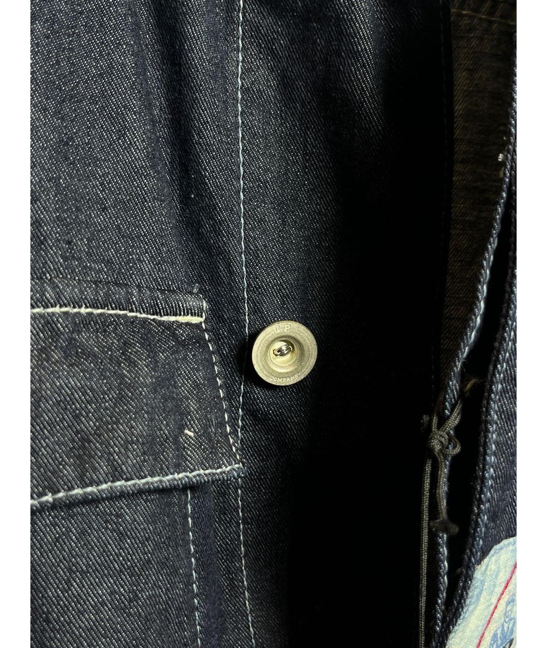 CP COMPANY Темно-синяя хлопковая куртка, фото 3