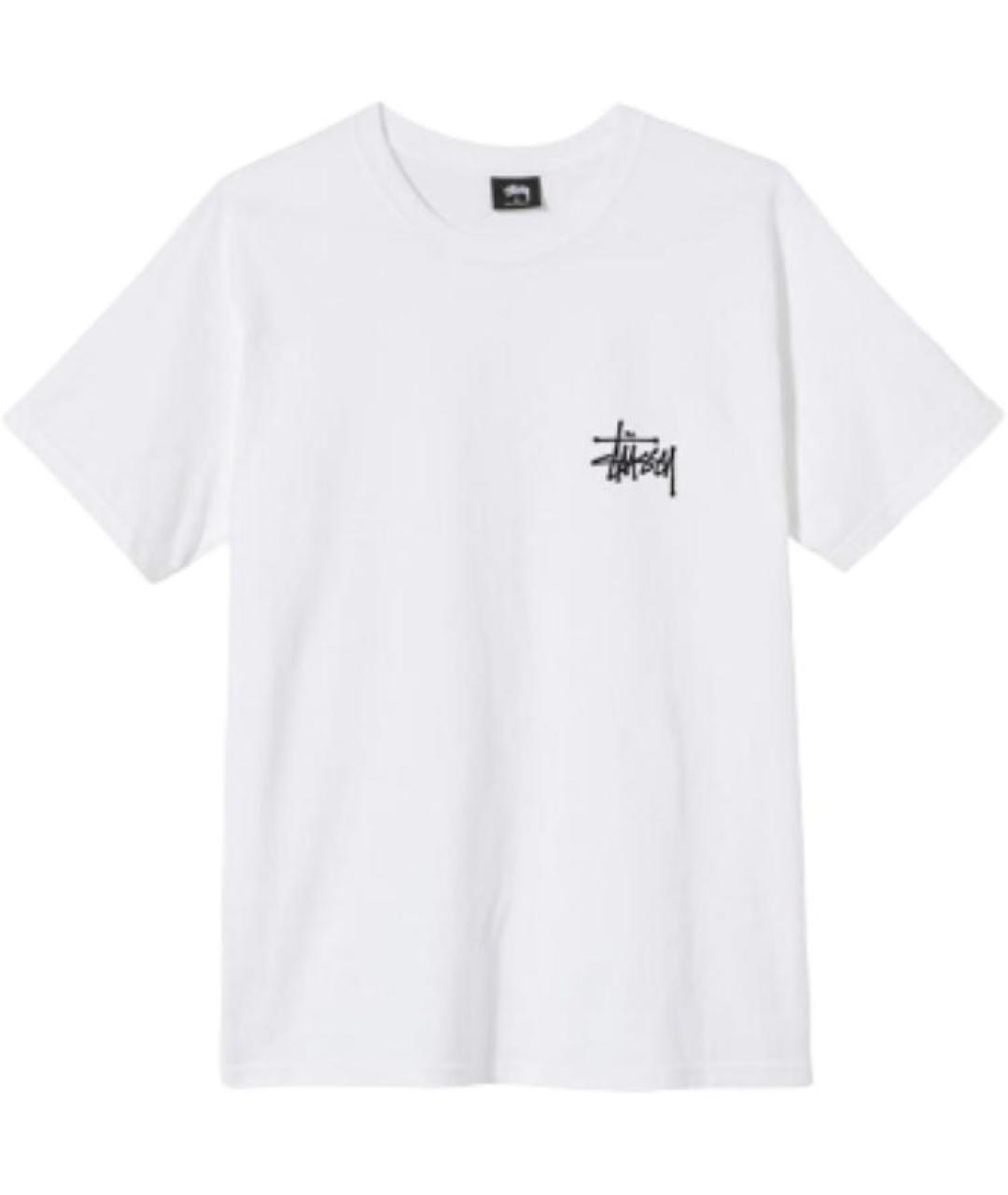 STUSSY Белая футболка, фото 1