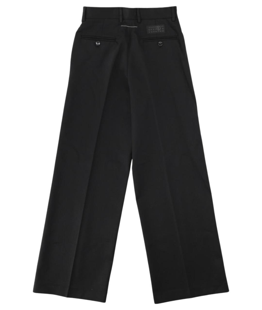 MM6 MAISON MARGIELA Черные шерстяные брюки и шорты, фото 2
