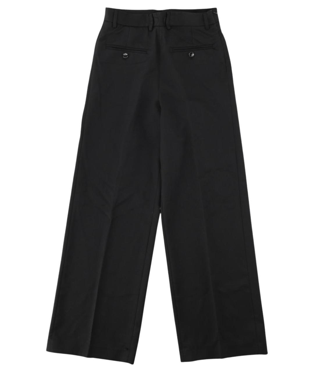 MM6 MAISON MARGIELA Черные шерстяные брюки и шорты, фото 1
