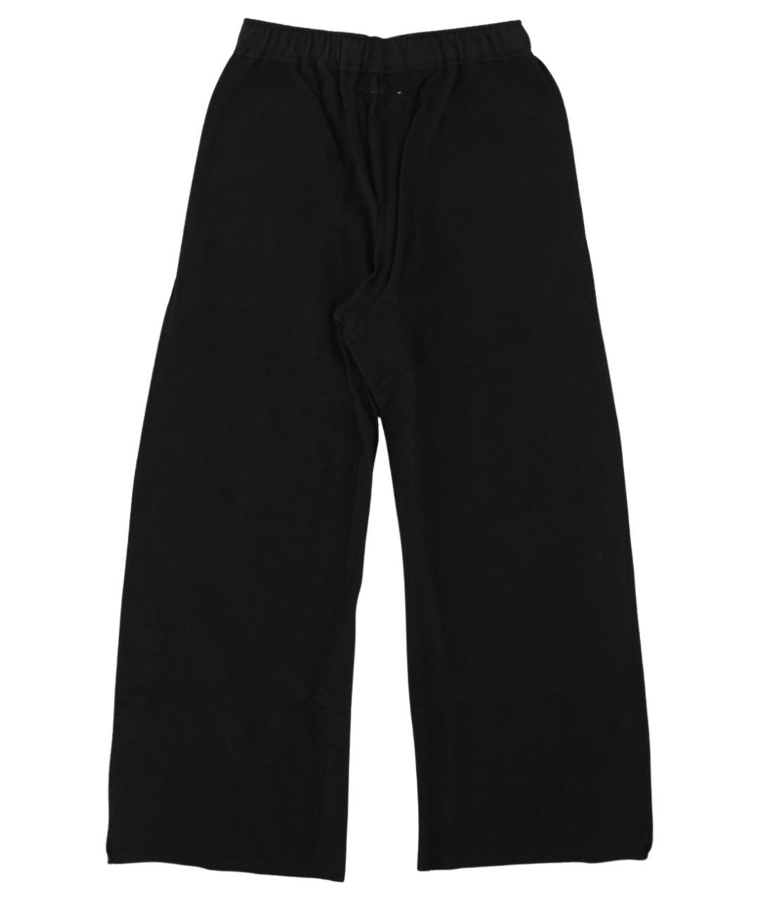 MM6 MAISON MARGIELA Черные хлопковые брюки и шорты, фото 2