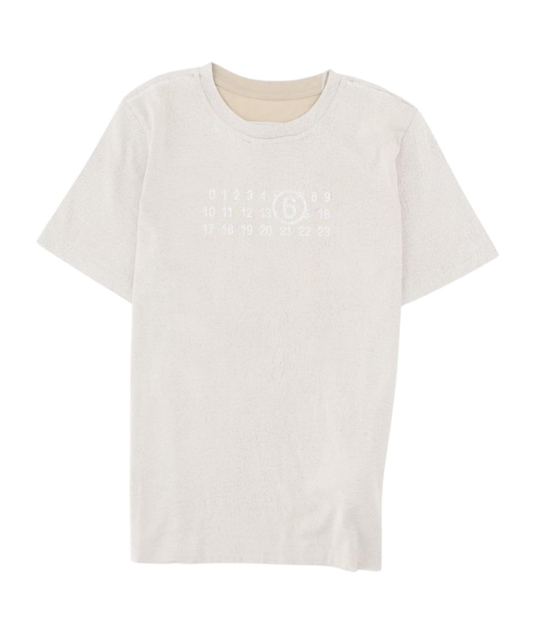 MM6 MAISON MARGIELA Мульти хлопковая детская футболка, фото 1