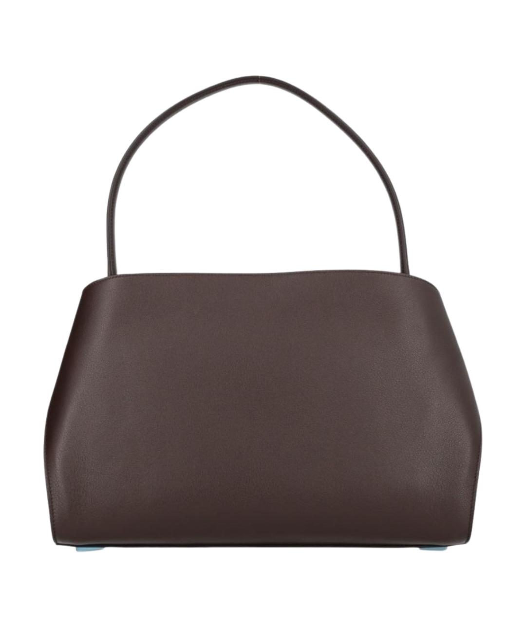 FERRAGAMO Коричневая кожаная сумка тоут, фото 2