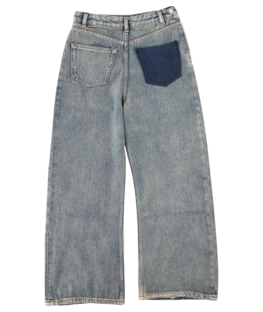 MM6 MAISON MARGIELA Мульти хлопковые детские джинсы, фото 1