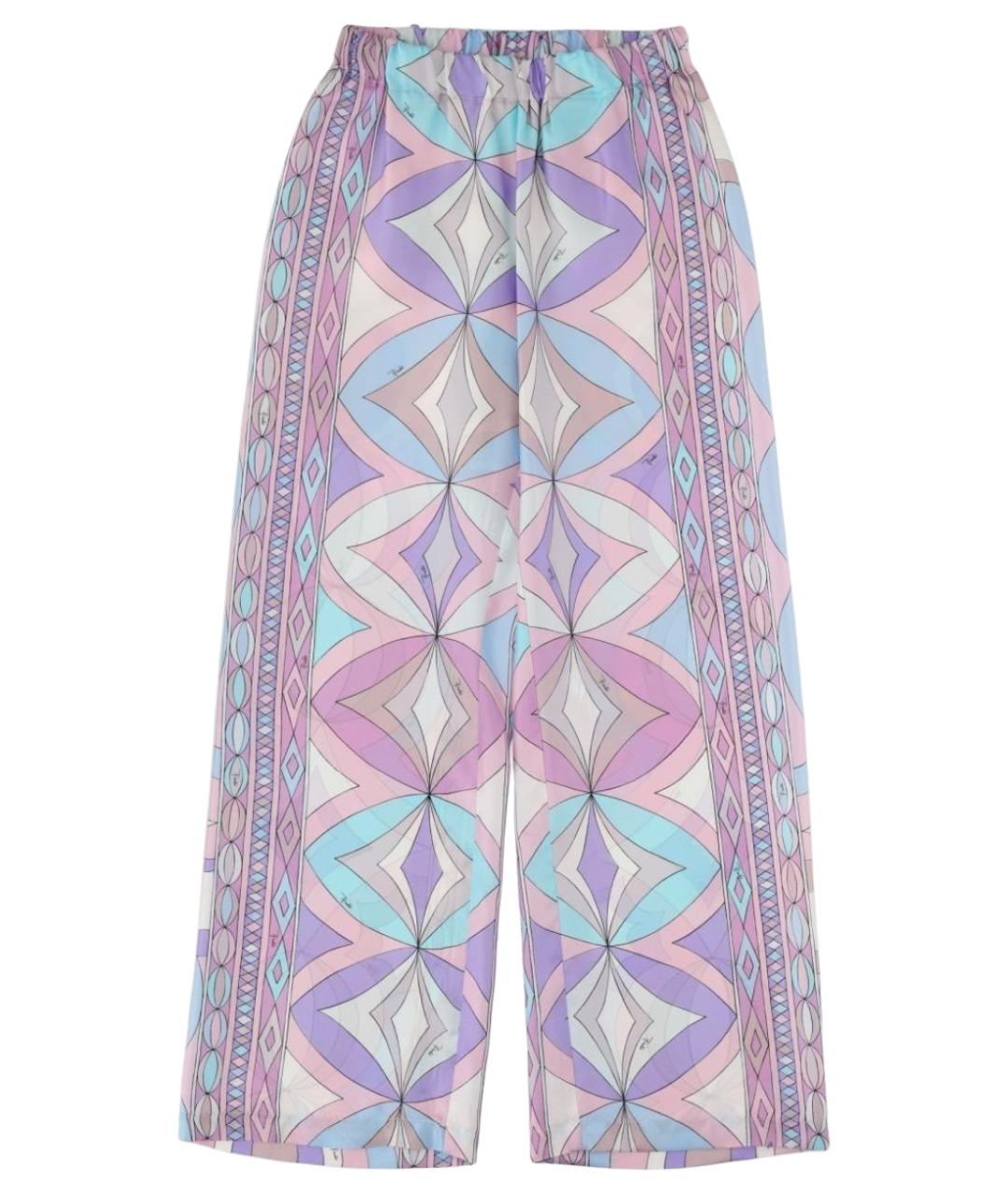 PUCCI Мульти шелковые брюки и шорты, фото 1