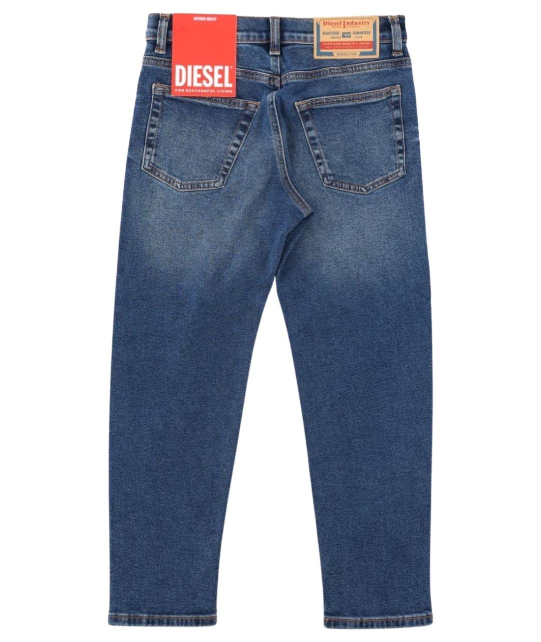 DIESEL Синие хлопковые детские джинсы, фото 2