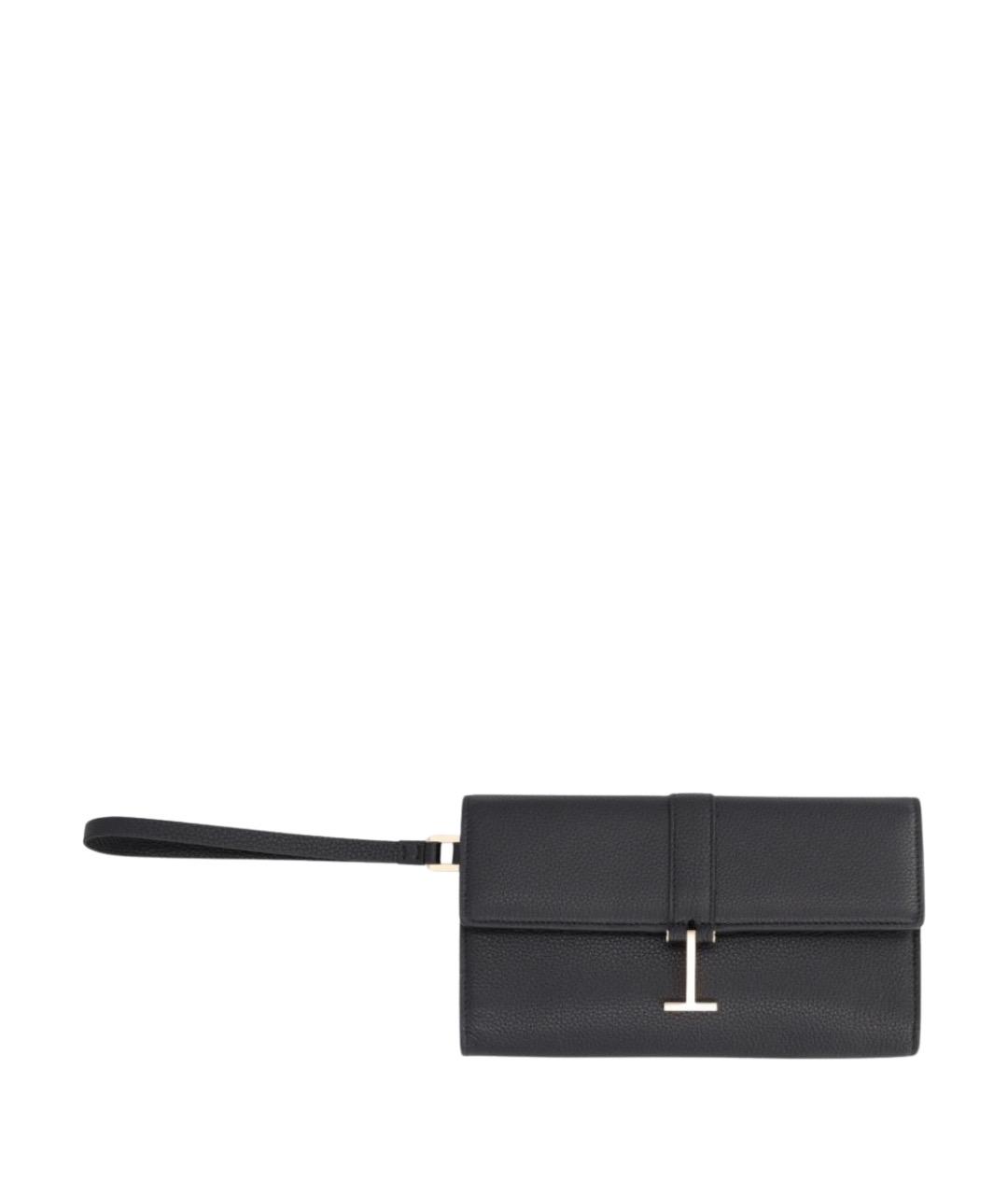 TOM FORD Черный кожаный кошелек, фото 1