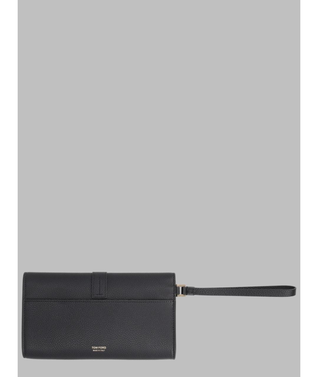 TOM FORD Черный кожаный кошелек, фото 2