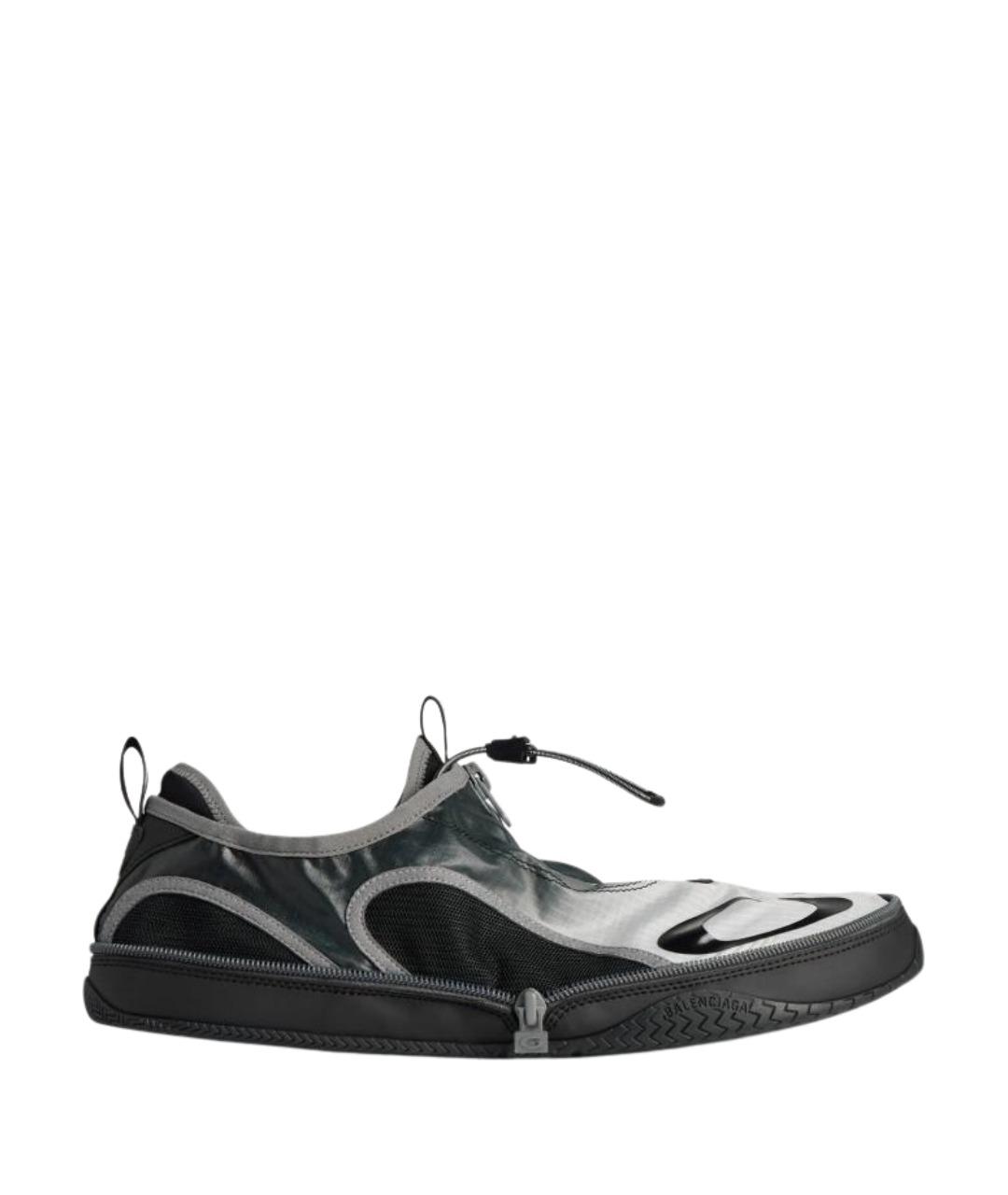 BALENCIAGA Мульти текстильные слипоны, фото 1