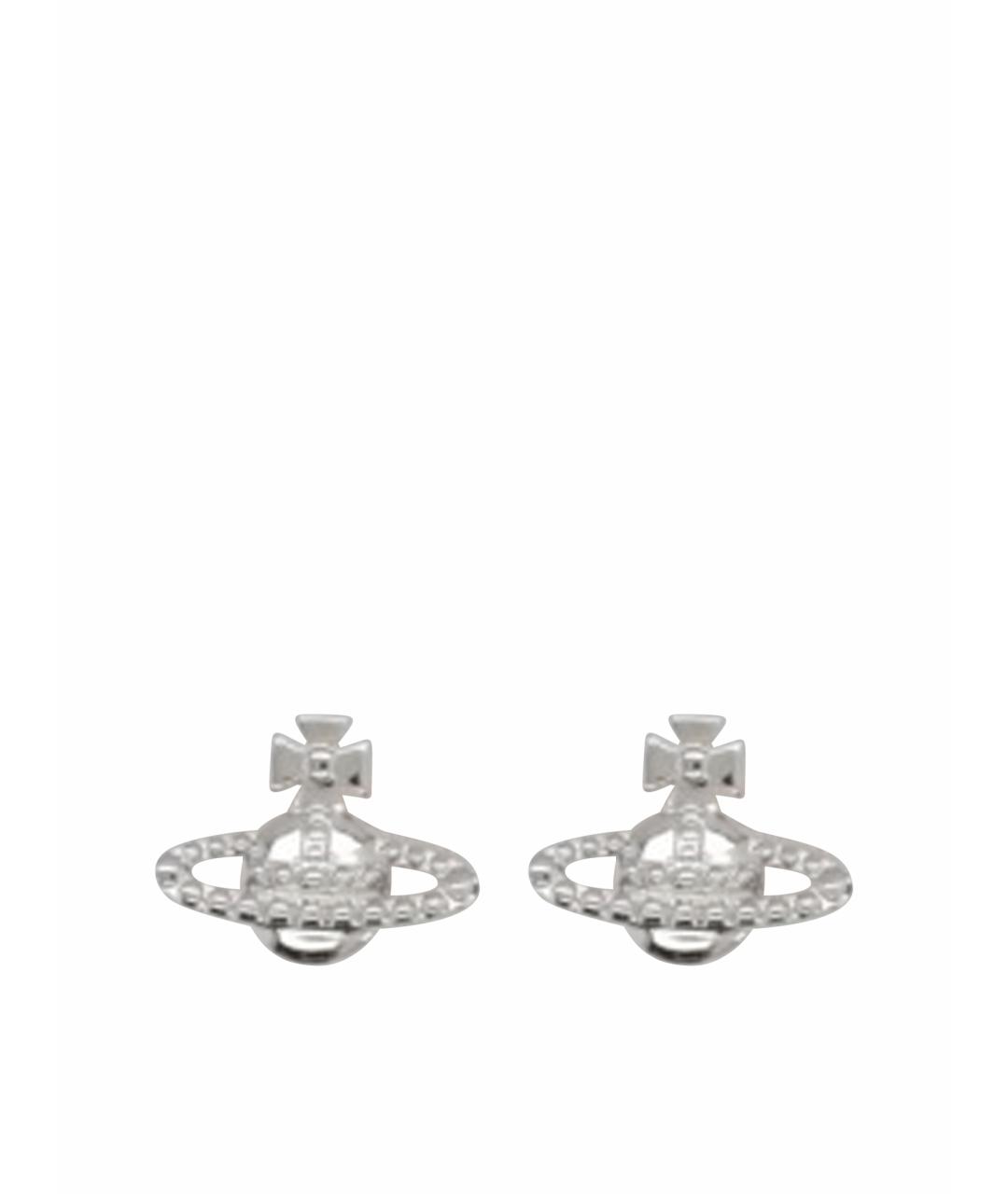 VIVIENNE WESTWOOD Серебряные металлические серьги, фото 3