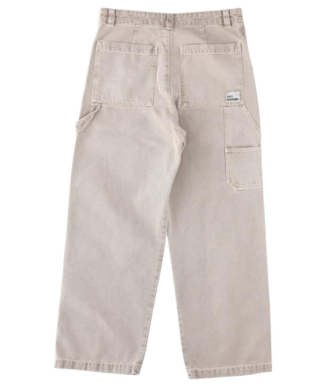 A.P.C. Мульти хлопковые прямые джинсы, фото 2