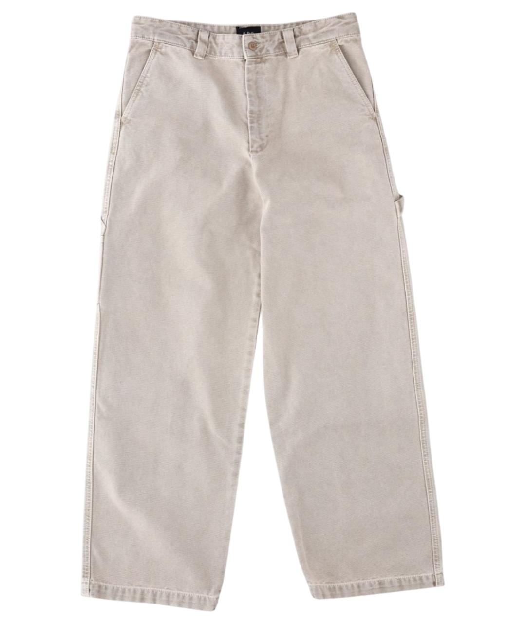 A.P.C. Мульти хлопковые прямые джинсы, фото 1
