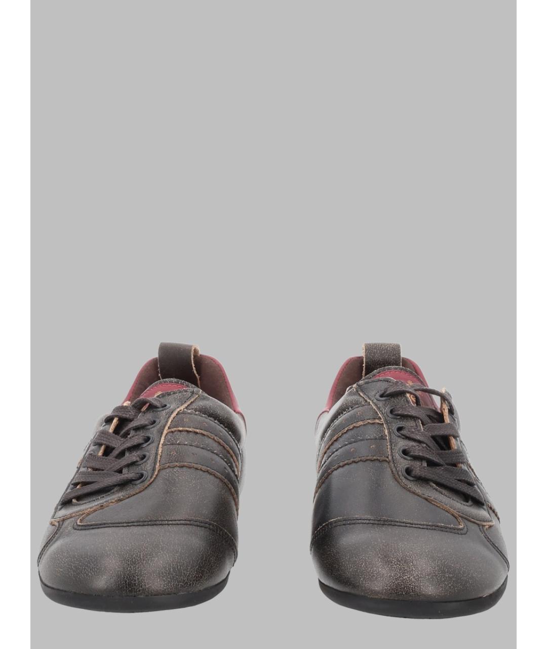VIVIENNE WESTWOOD Черные кожаные кроссовки, фото 2