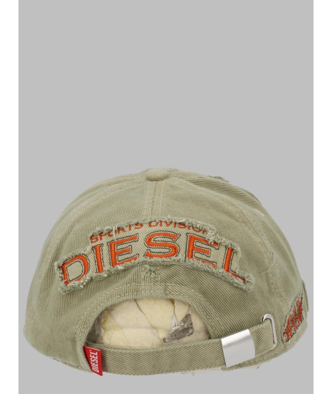 DIESEL Бежевая хлопковая кепка/бейсболка, фото 2