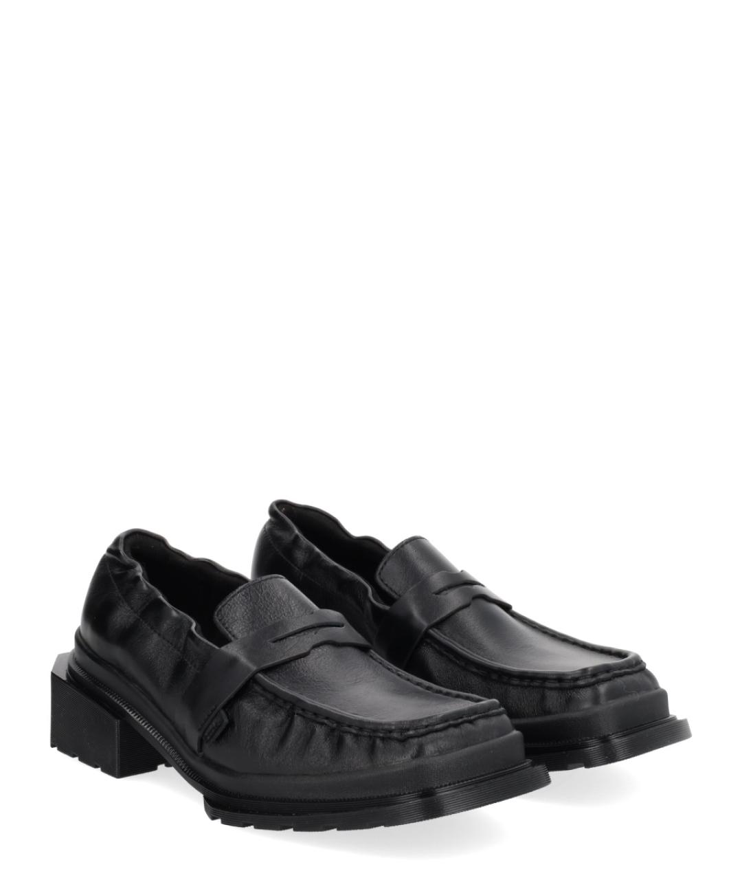 DR. MARTENS Черные кожаные лоферы, фото 2