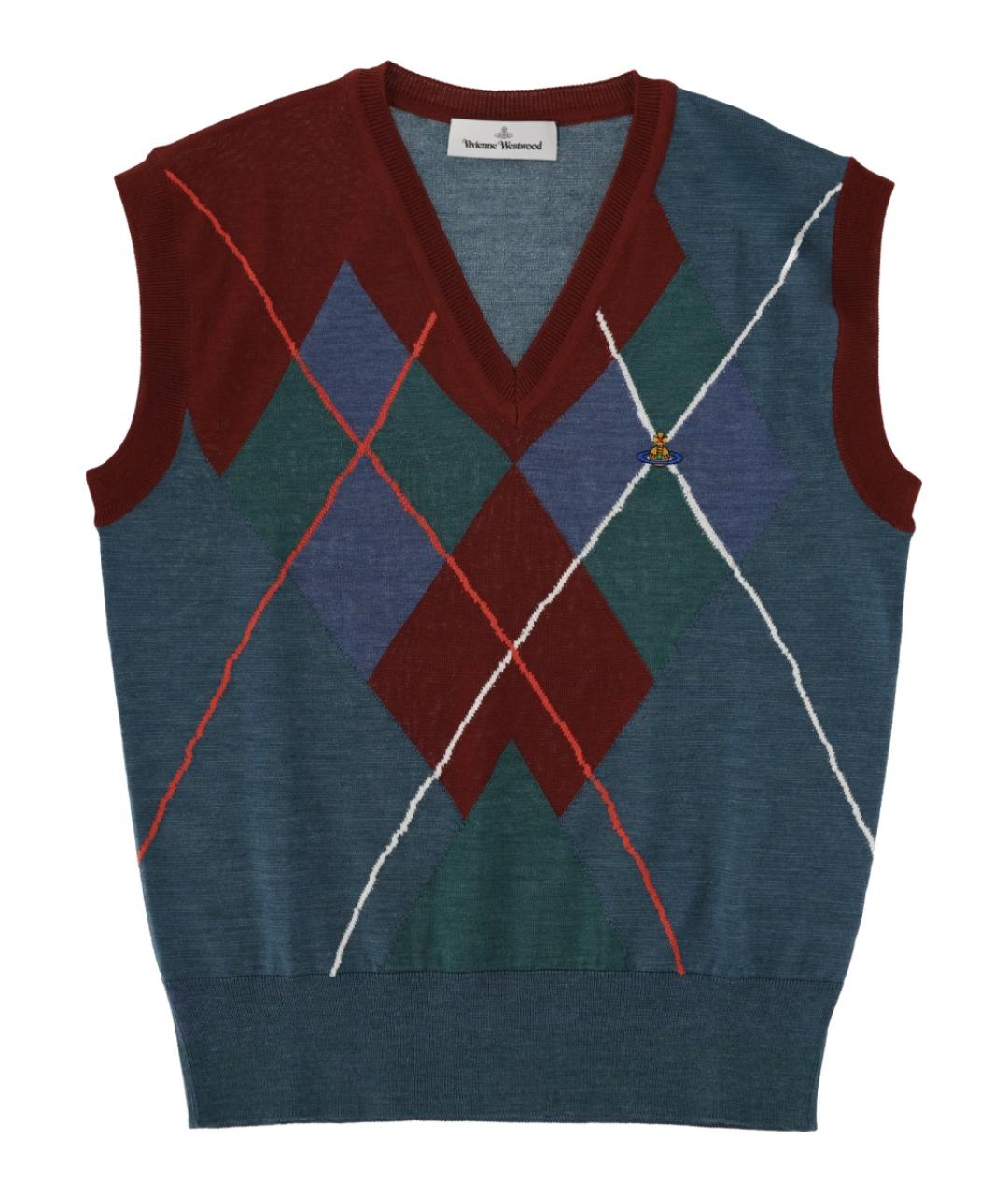 VIVIENNE WESTWOOD Мульти шерстяная жилетка, фото 1