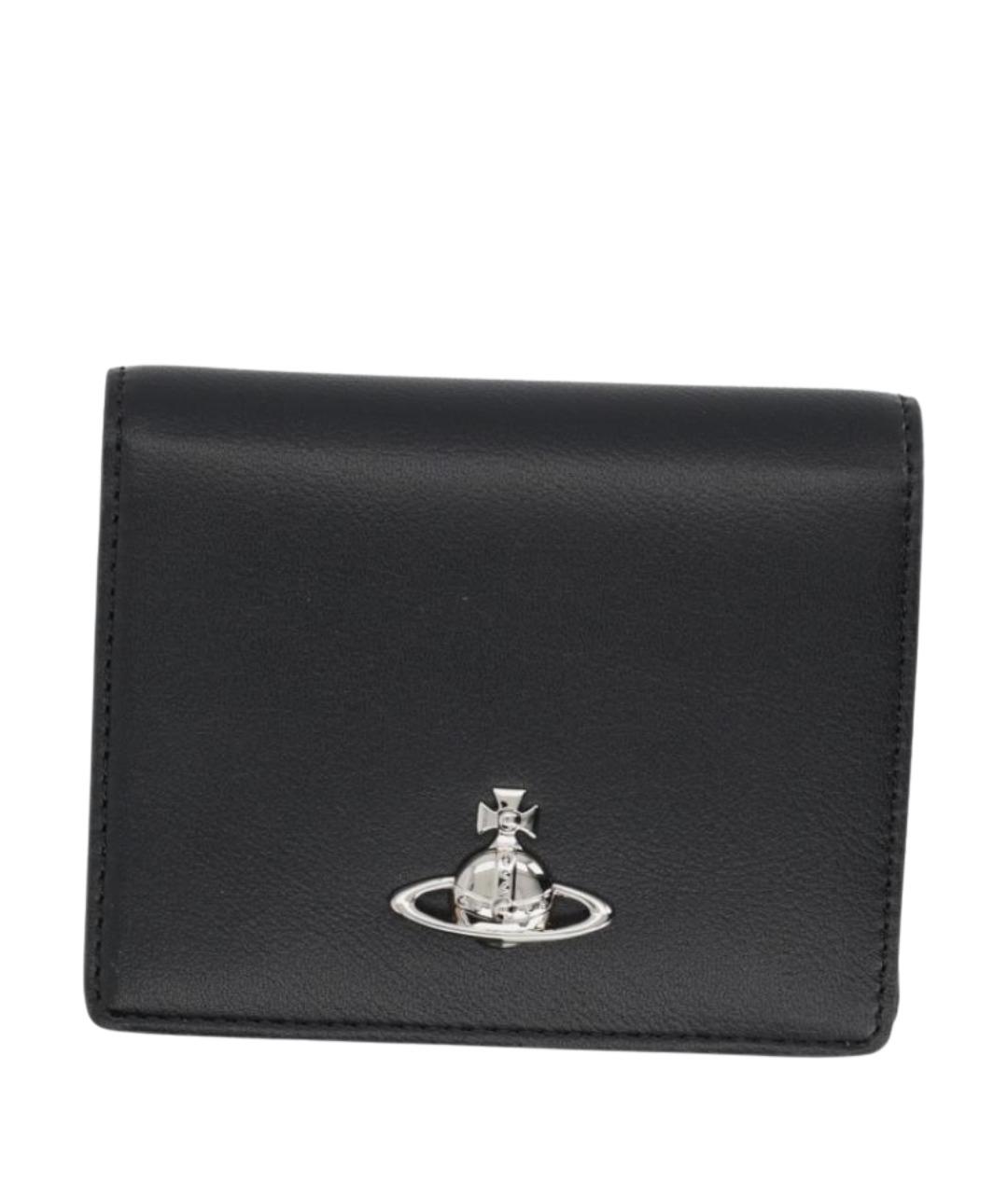 VIVIENNE WESTWOOD Черный кошелек из искусственной кожи, фото 1