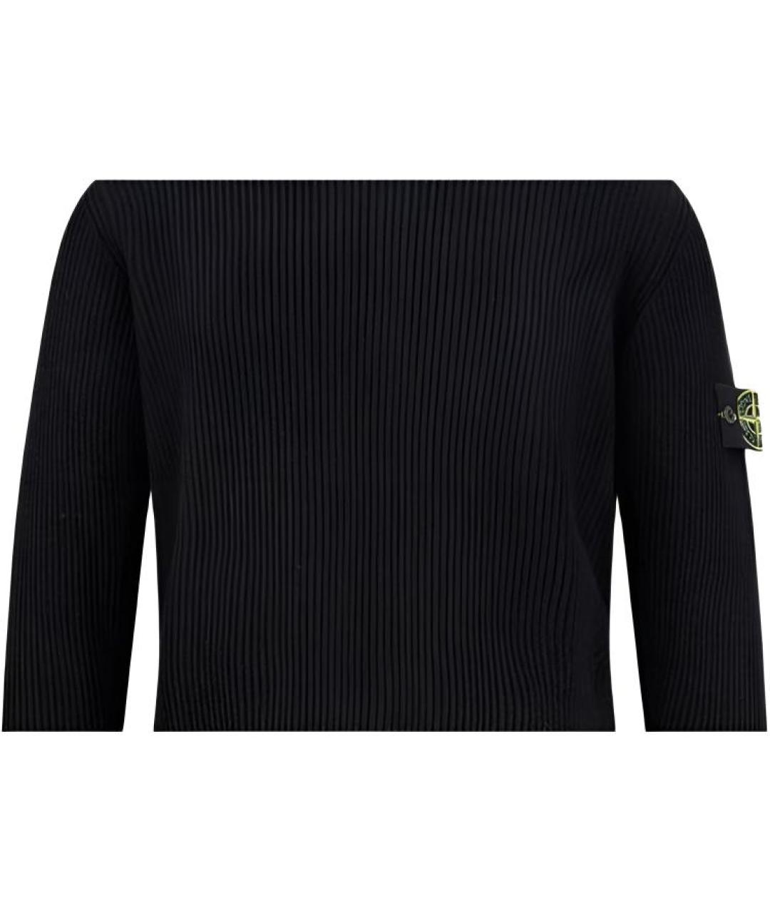 STONE ISLAND Черный джемпер / свитер, фото 5