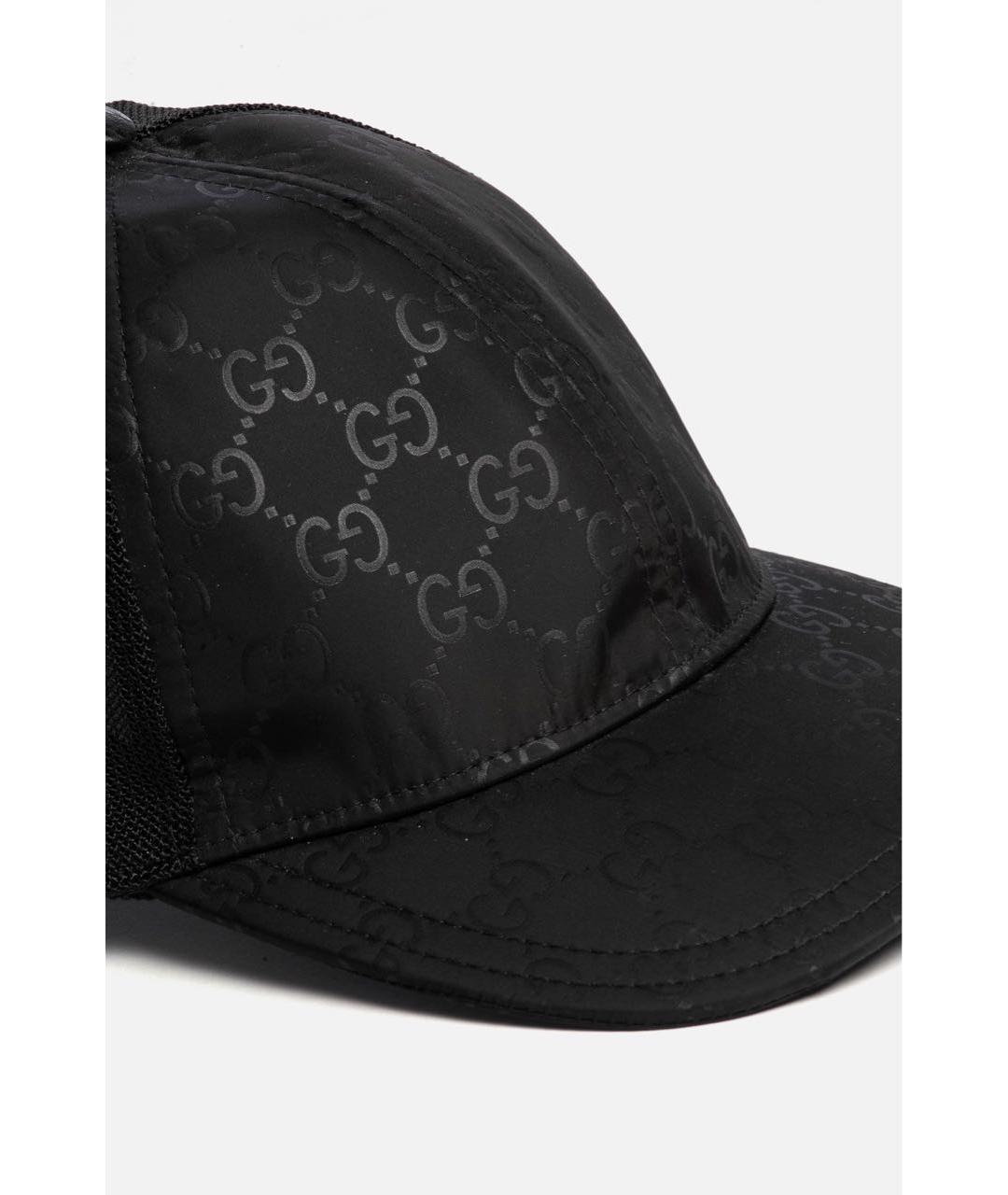 GUCCI Черная синтетическая кепка/бейсболка, фото 3