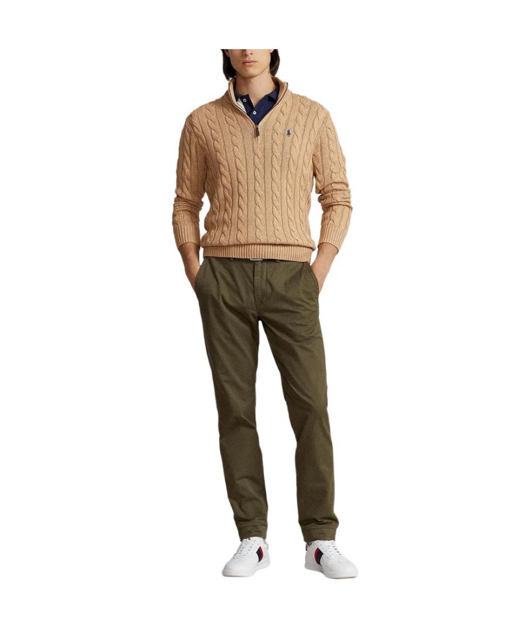 POLO RALPH LAUREN Бежевый джемпер / свитер, фото 2