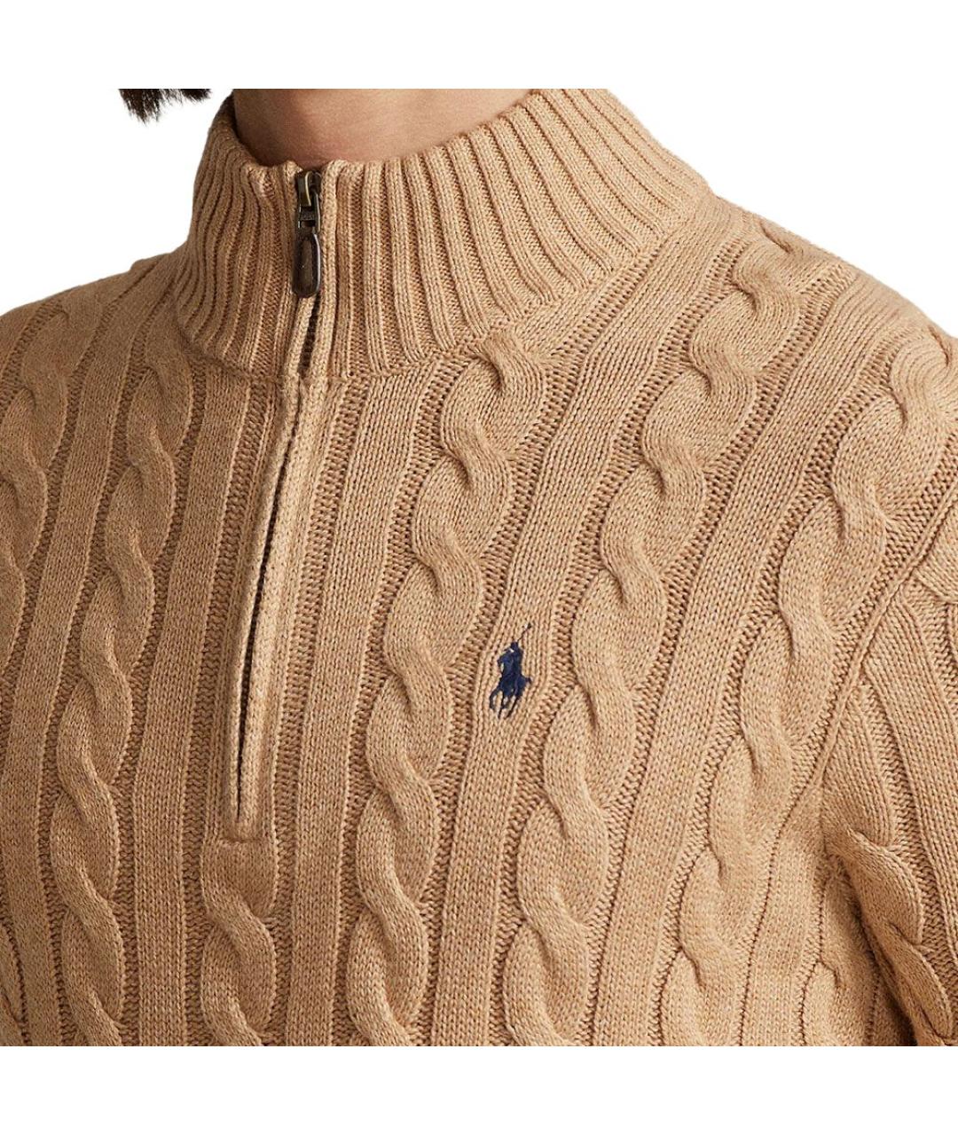 POLO RALPH LAUREN Бежевый джемпер / свитер, фото 5