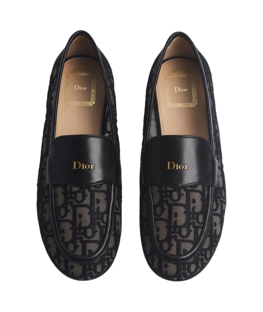 CHRISTIAN DIOR Черные лоферы, фото 3