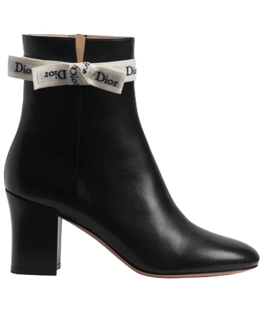 CHRISTIAN DIOR Черные ботильоны, фото 1