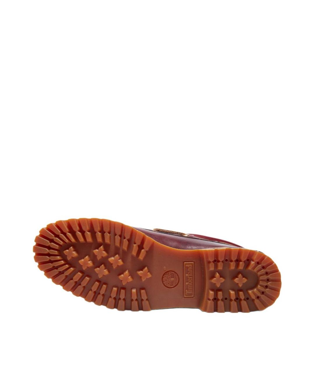 TIMBERLAND Бордовые кожаные лоферы, фото 3