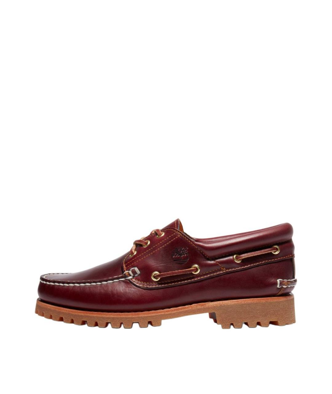 TIMBERLAND Бордовые кожаные лоферы, фото 4