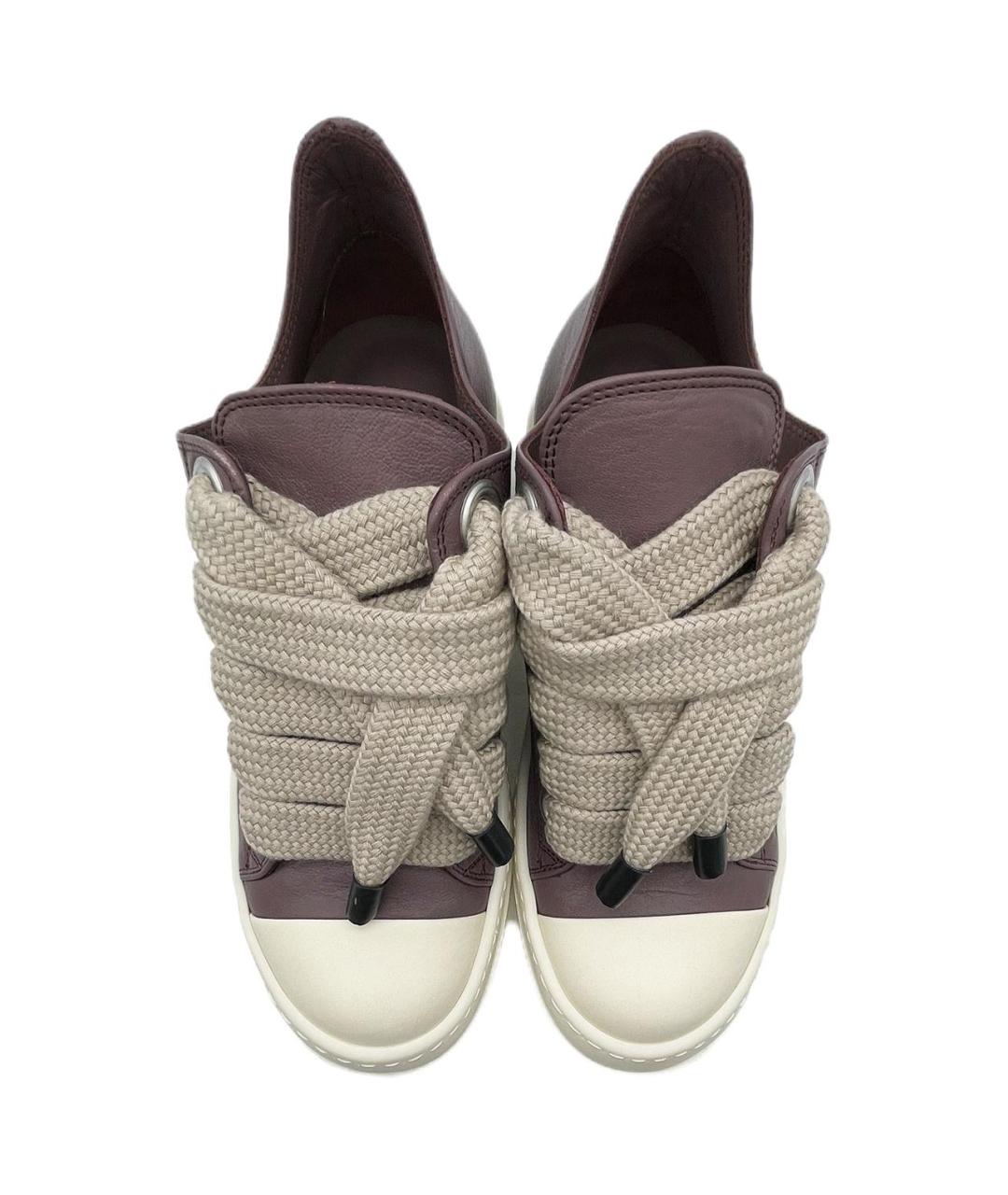RICK OWENS Коричневые кроссовки, фото 4